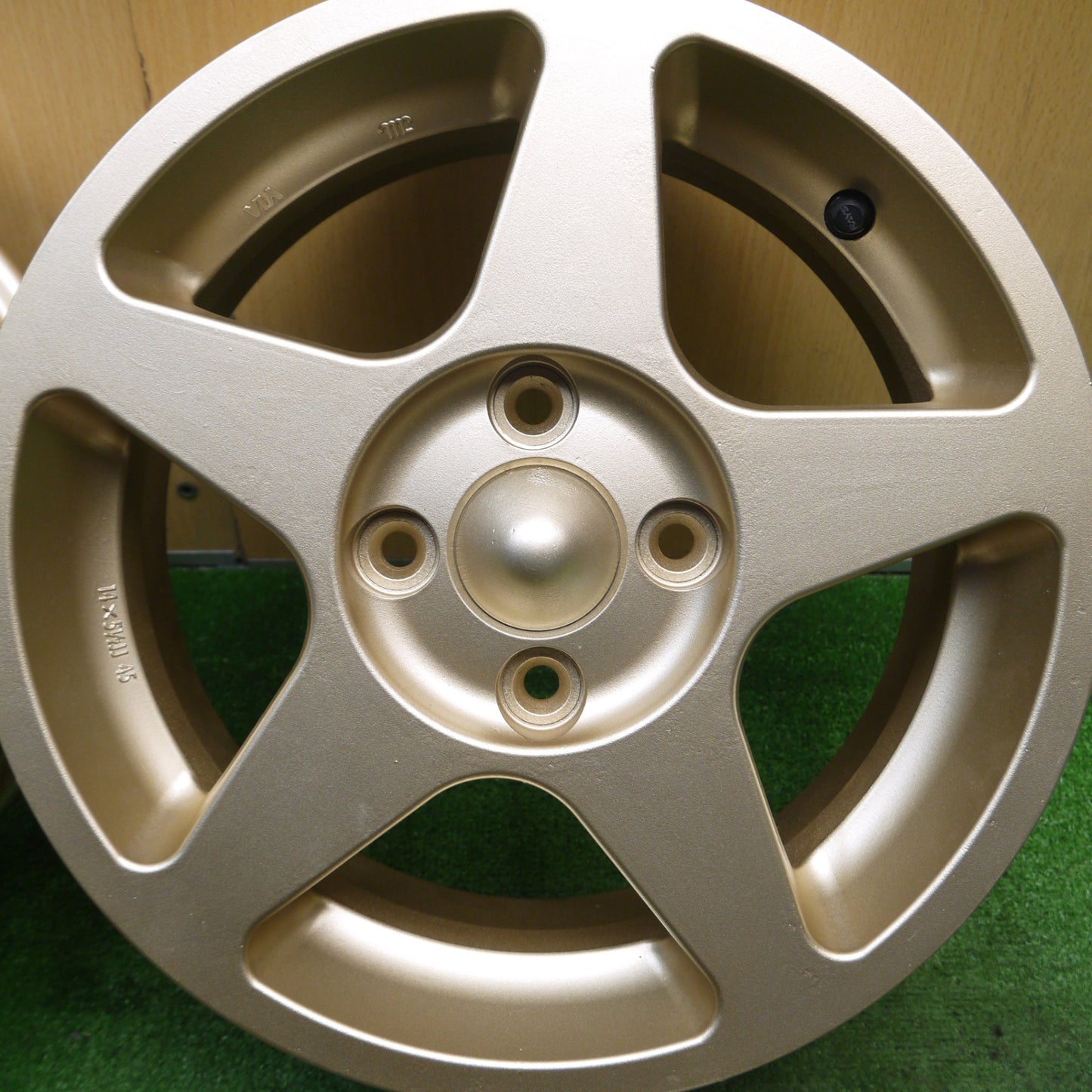 [送料無料] 激レア 未使用★RAYS TOM'S 355T ホイール 14インチ 14×5.5JJ レイズ トムス PCD100/4H★5012205Hホ