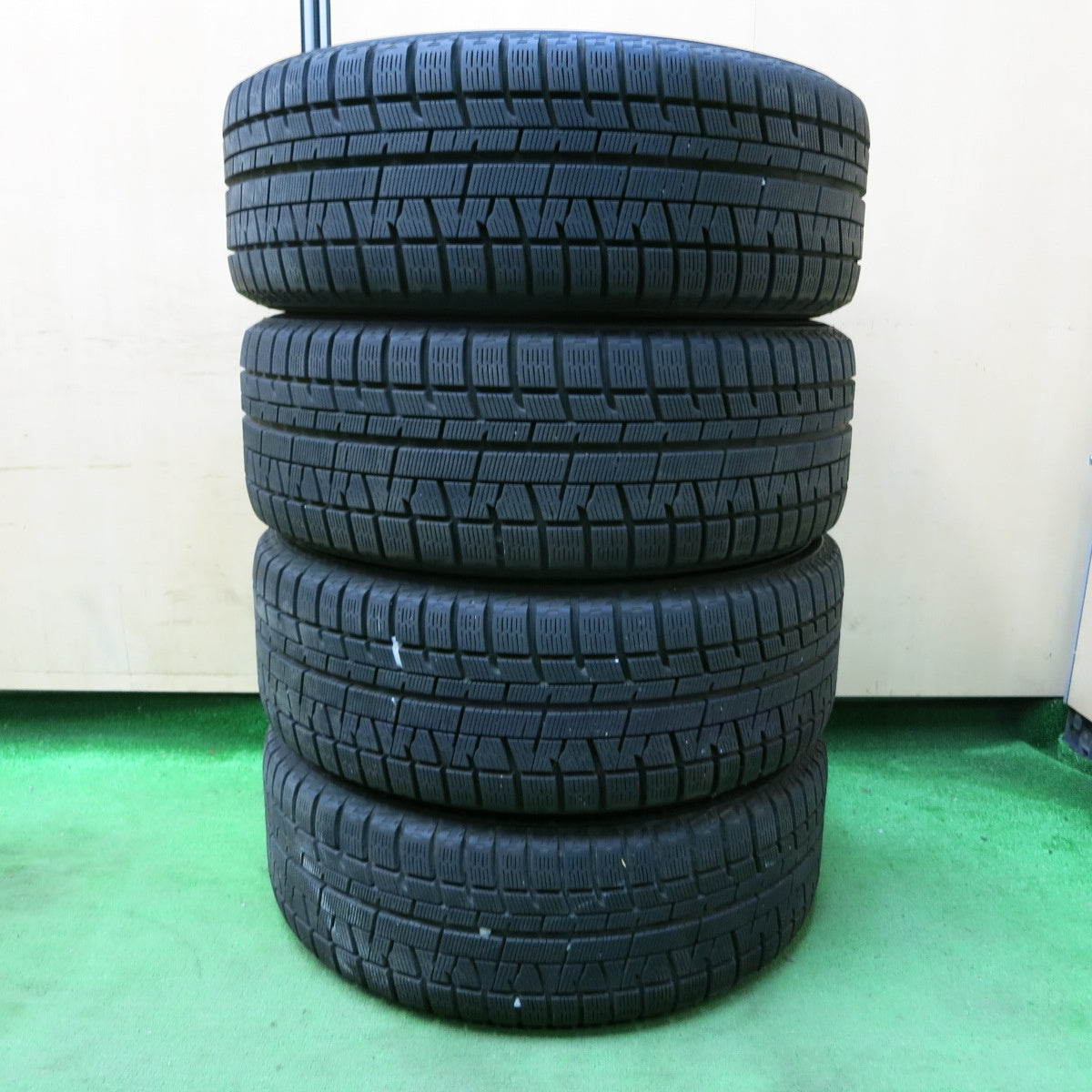 [送料無料] バリ溝！キレイ！9.5分★スタッドレス 225/55R17 ヨコハマ アイスガード iG50 プラス PRAUZER DUEL プレウザーデュエル PCD114.3/5H★4092004SYス