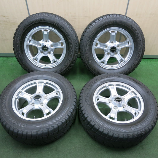 *送料無料* バリ溝！キレイ！9分★ランクル 等 KEELER 285/60R18 スタッドレス ヨコハマ ジオランダー i/T-S キーラー 18インチ PCD150/5H★4042014HAス