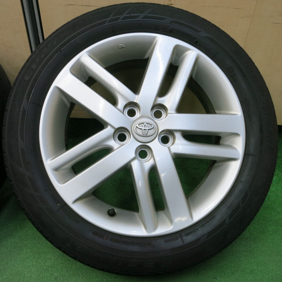 *送料無料* キレイ★トヨタ ラクティス 純正 185/60R16 ブリヂストン エコピア EP25 16インチ PCD100/5H★4041808イノ