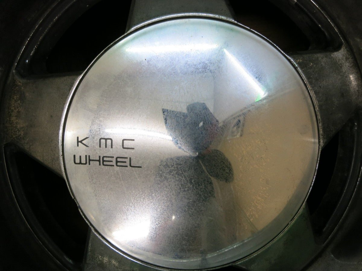 [送料無料] 5本価格 激レア 深リム★ランクル 等 KMC WHEEL 16.5×9.75 KMC ホイール 16.5インチ PCD139.7/6H★2032904ヒホ