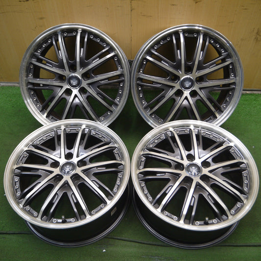 *送料無料* 4本価格★STEINER VZ5 ENKEI 17インチ ホイール 17×7J シュタイナー エンケイ PCD114.3/5H★4051007Hホ