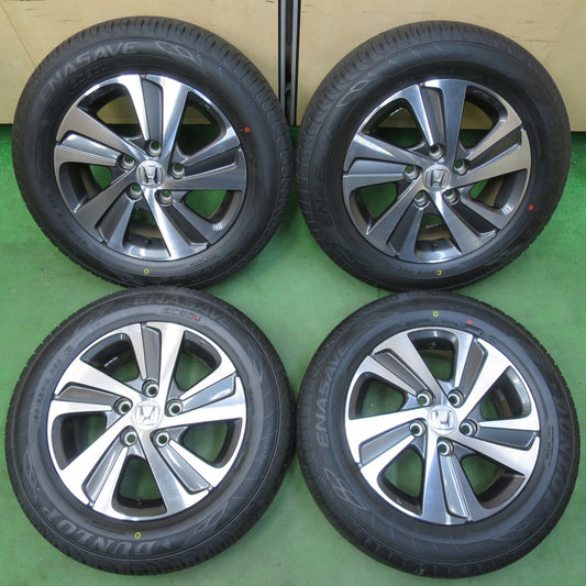 [送料無料] タイヤほぼ未使用！24年！キレイ★ホンダ GB5 GB6 GB7 フリード 純正 185/65R15 ダンロップ エナセーブ EC204 15インチ PCD114.3/5H★5040504イノ