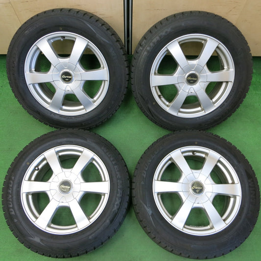 *送料無料* バリ溝！20年！9.5分★スタッドレス 205/60R16 ダンロップ ウインターマックス WM02 Gurtna weds 16インチ PCD100 114.3/5H マルチ★4052012イス