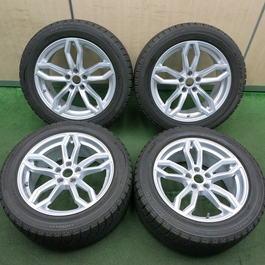 *送料無料* バリ溝！キレイ！9.5分★ベンツ 等 AGA TAS 245/50R18 スタッドレス ブリヂストン ブリザック RFT 18インチ PCD112/5H★4053103HAス