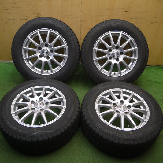 *送料無料* バリ溝！21年！キレイ！9.5分★スタッドレス 195/65R15 ダンロップ ウインターマックス WM02 JOKER ジョーカー PCD114.3/5H★4040101Hス