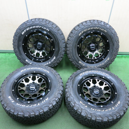 *送料無料* バリ溝！21年！綺麗！9.5分★RAYS TEAM DAYTONA M9 265/65R17 120/117S BFグッドリッチ All-Terrain T/A KO2 レイズ デイトナ PCD139.7/6H★4071102HAノ