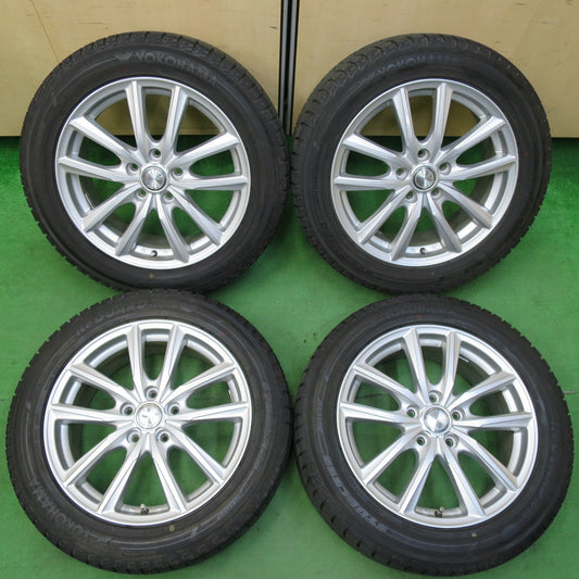 *送料無料* バリ溝！キレイ！9分★スタッドレス 215/55R17 ヨコハマ アイスガード iG50 GRASS グラス 17インチ PCD114.3/5H★4090102イス