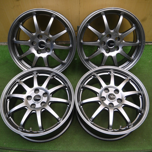 *送料無料* キレイ★G-SPEED ホイール 16インチ G スピード 16×6.5J PCD100/5H★4041205Hホ