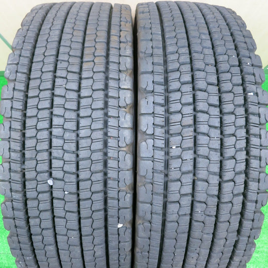 *送料無料* バリ溝！23年！9.5分★トラック タイヤ 265/70R19.5 140/138J スタッドレス ブリヂストン W900 19.5インチ★4072310HAスタ