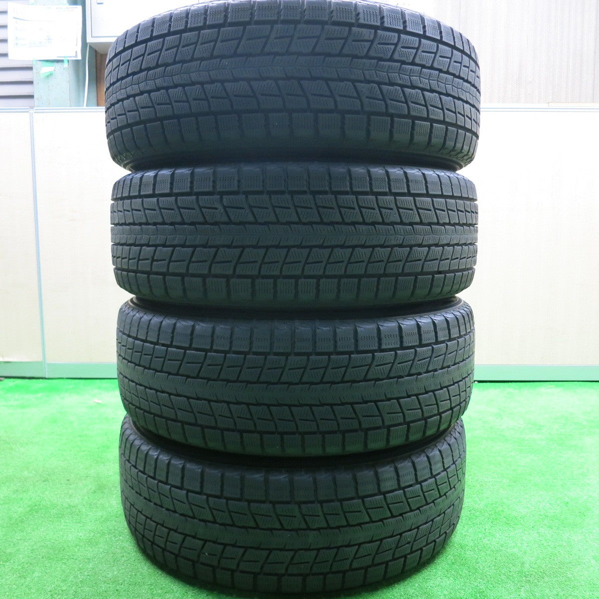 [送料無料] バリ溝！キレイ！9.5分★レクサス RX バージョンL 純正 235/55R20 スタッドレス ダンロップ ウインターマックス SJ8 PCD114.3/5H★4091504HAス