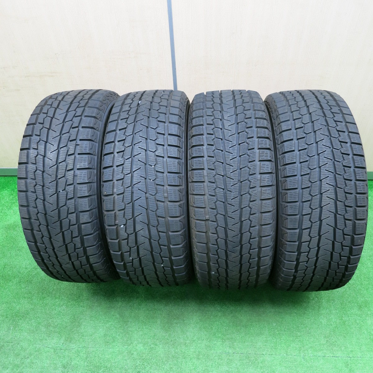 [送料無料] 超バリ溝！21年！キレイ！9.5分以上★ベンツ 専用 MAK KRONE クローネ 265/55R19 スタッドレス ヨコハマ アイスガード G075 PCD112/5H★4100103NJス