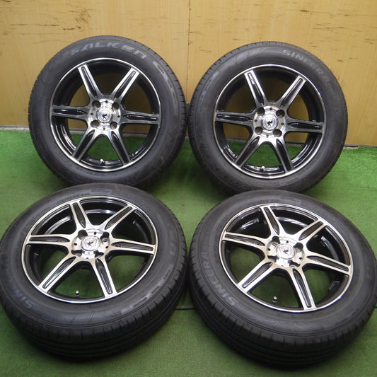 *送料無料* バリ溝！8.5分★175/65R15 ファルケン シンセラ SN832 BROOK ブルック 15インチ PCD100/4H★4040520Hノ