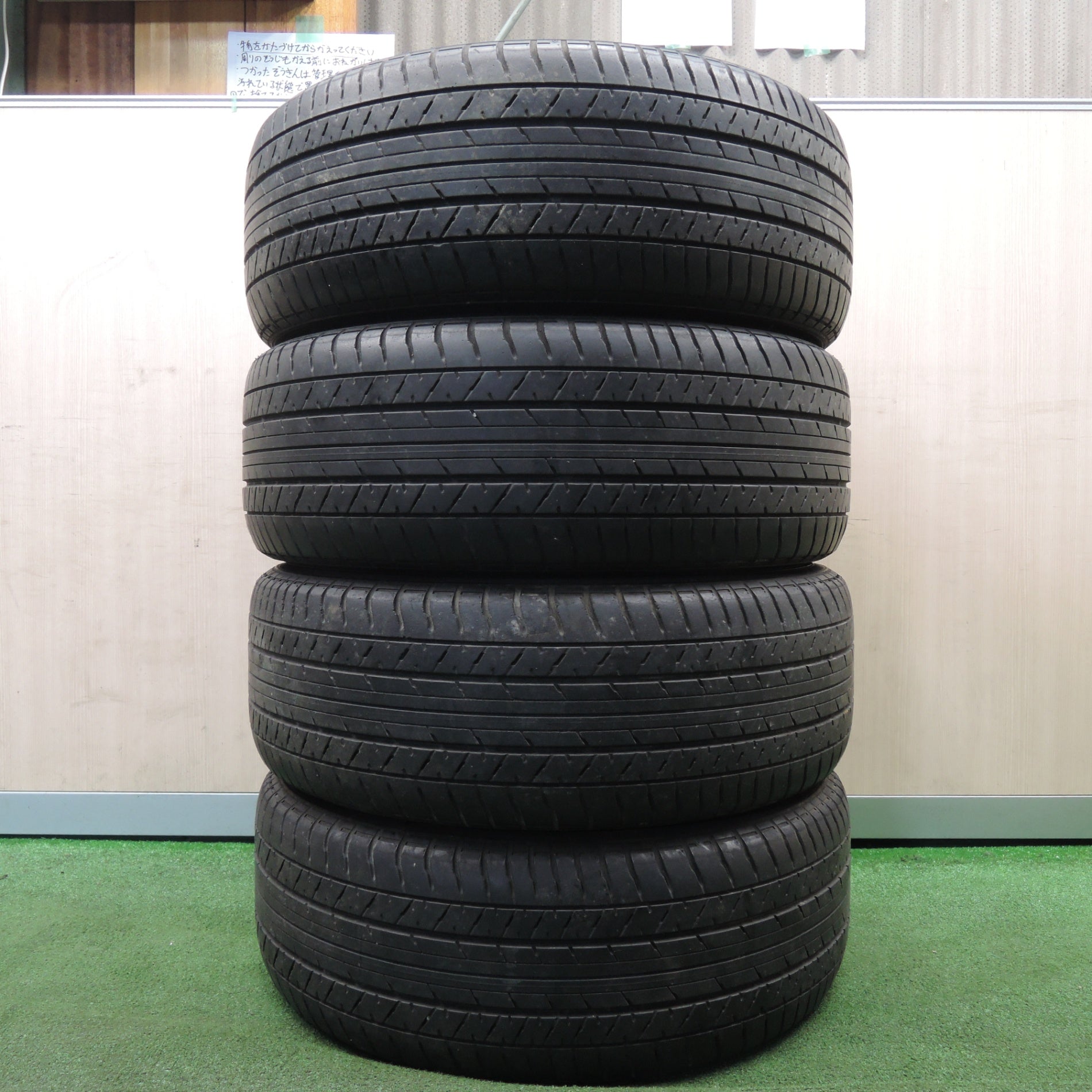 *送料無料* 4本価格★ホンダ オデッセイ 純正 215/55R17 ヨコハマ ブルーアース A34 17インチ  PCD114.3/5H★4030408NJノ