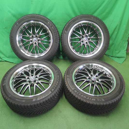 *送料無料* バリ溝！23年！キレイ！9.5分以上★BMW 等 K-force 265/50R20 295/45R20 スタッドレス ミシュラン X-ICE SNOW SUV 20インチ PCD120/5H★4060302ナス