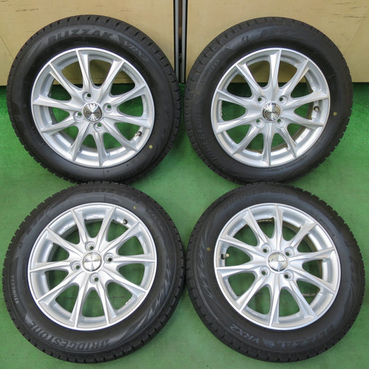 [送料無料] バリ溝！22年！9.5分以上★スタッドレス 155/65R14 ブリヂストン ブリザック VRX2 Exceeder エクシーダー 14インチ PCD100/4H★4113011イス