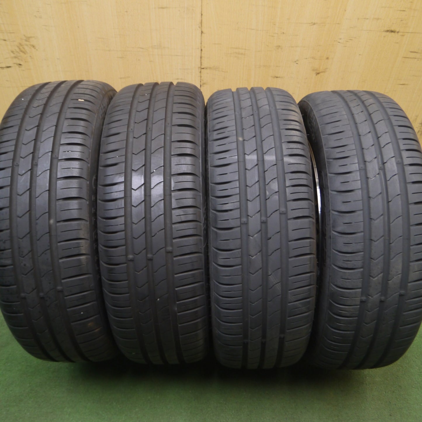 *送料無料* バリ溝！21年！9.5分★LEONIS CX 185/55R16 クムホ エクスタ HS51 LEONIS 16インチ PCD100/4H★4060507Hノ