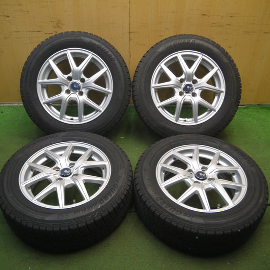 *送料無料* バリ溝！キレイ！9.5分★スタッドレス 185/65R15 ヨコハマ アイスガード iG50 プラス Zmeist M5 15インチ PCD100/4H★4031901Hス