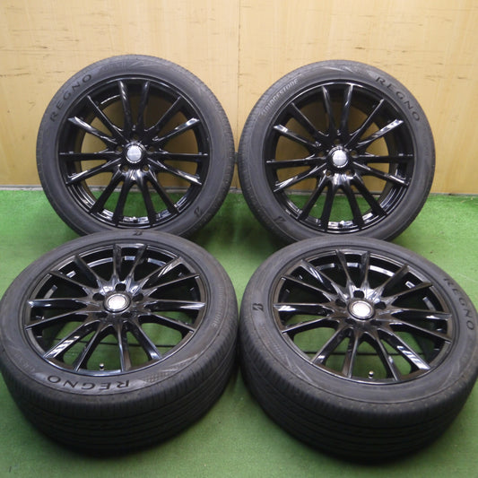 *送料無料* バリ溝！22年！9分★235/45R18 ブリヂストン レグノ GR-XⅡ LeyBahn レイバーン 18インチ PCD114.3/5H★4042403Hノ