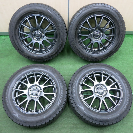 *送料無料* バリ溝！キレイ！9.5分★スタッドレス 215/60R16 ダンロップ ウインターマックス WM02 Mistiere ミスティーレ PCD114.3/5H★4040310TNス