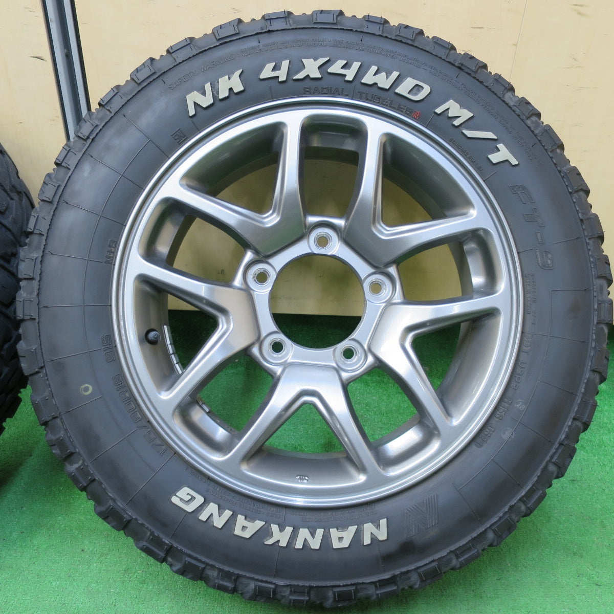 *送料無料* キレイ！21年★スズキ JB64W ジムニー 純正 175/80R16 ナンカン NK 4×4WD M/T FT-9 ホワイトレター  PCD139.7/5H★4070405イノ