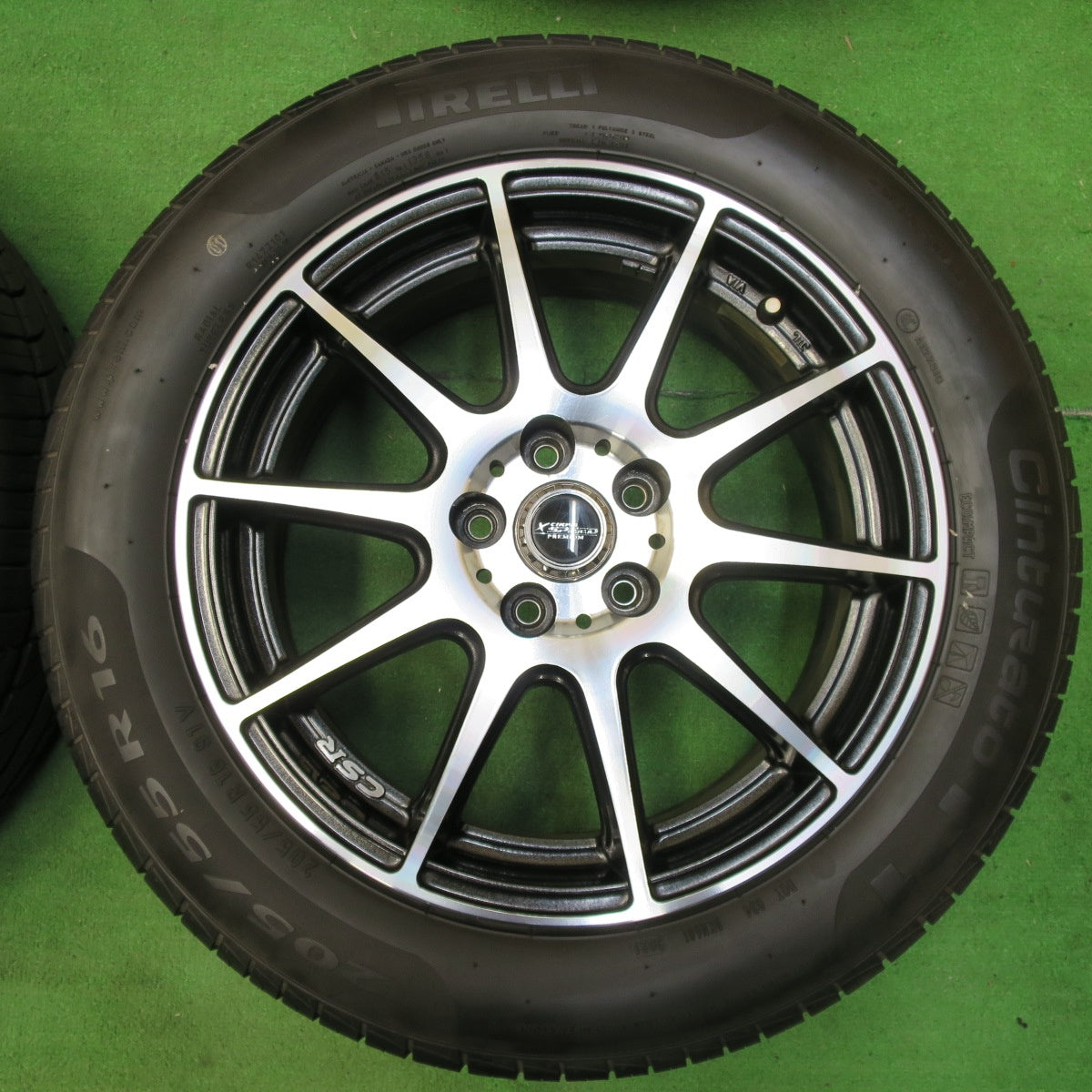 *送料無料* バリ溝！21年！9.5分★インプレッサ 等 205/55R16 ピレリ Cinturato P1 X CROSS SPEED PREMIUM クロススピード PCD100/5H★4062106イノ