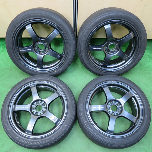 *送料無料* キレイ★インプレッサ等 RAYS gram LIGHTS T57-RC 205/50R17 ブリヂストン レグノ GR-XI レイズ グラムライツ PCD100/5H★4081701イノ