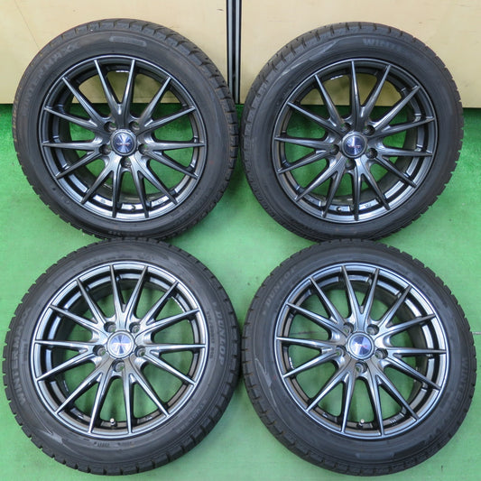 *送料無料* バリ溝！21年！キレイ！9.5分★スタッドレス 215/50R17 ダンロップ ウインターマックス WM02 VELVA SPORTZ ヴェルヴァ PCD114.3/5H★4090807イス