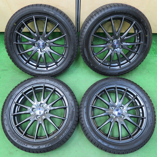 *送料無料* 超バリ溝！22年！キレイ！ほぼ10分★スタッドレス 205/50R17 トーヨー オブザーブ GIZ2 VELVA SPORTZ ヴェルヴァ 17インチ PCD100/4H★4060505イス