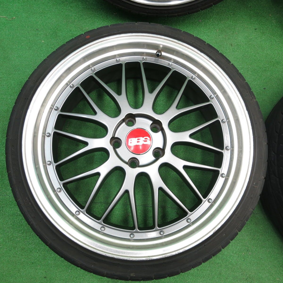 *送料無料* バリ溝！9分★BBS LM タイプ 245/35R20 ATR SPORT ECOTECH ピンソ SP91 20インチ PCD114.3/5H★4042304ナノ