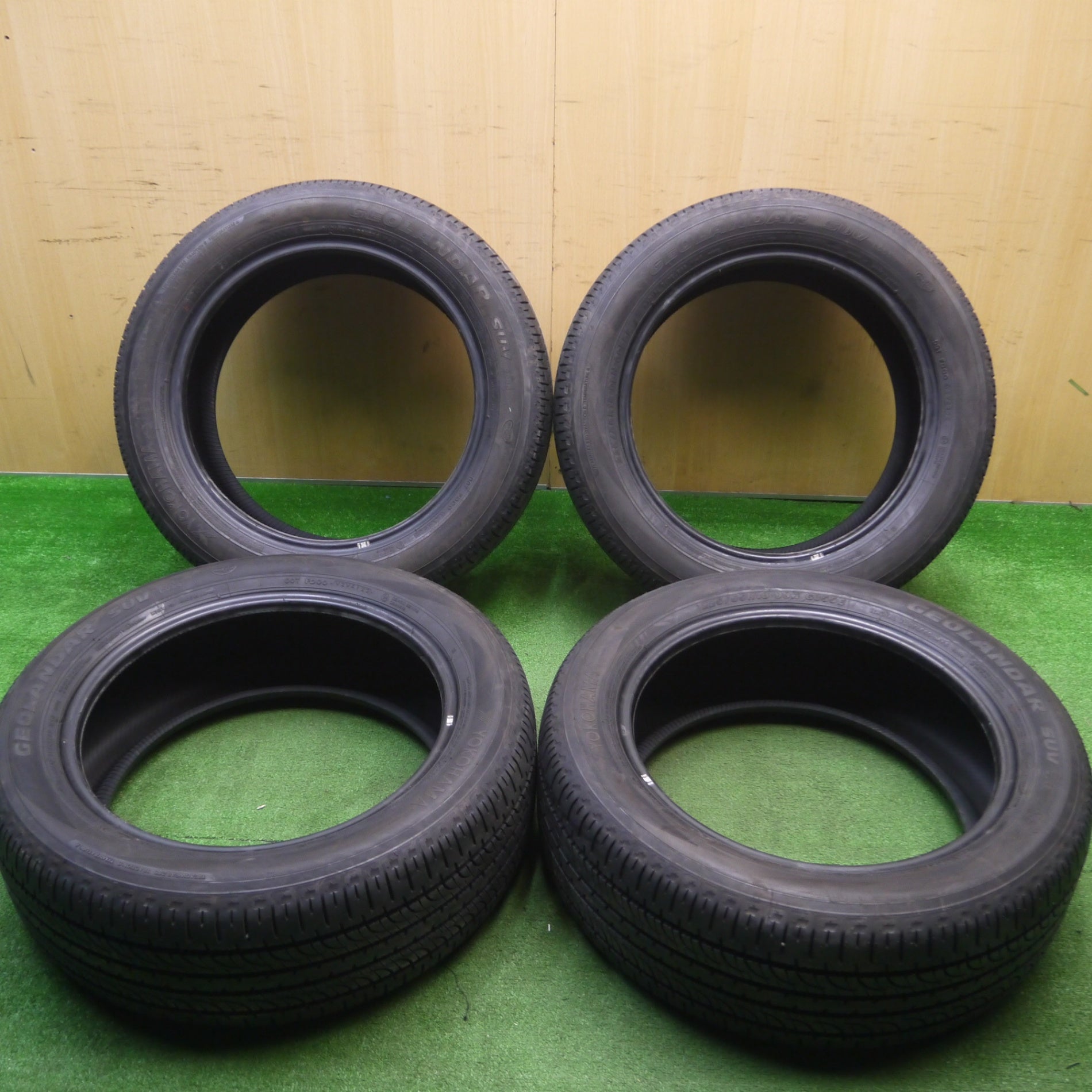 送料無料] 新車外し！22年☆225/55R18 ヨコハマ ジオランダー