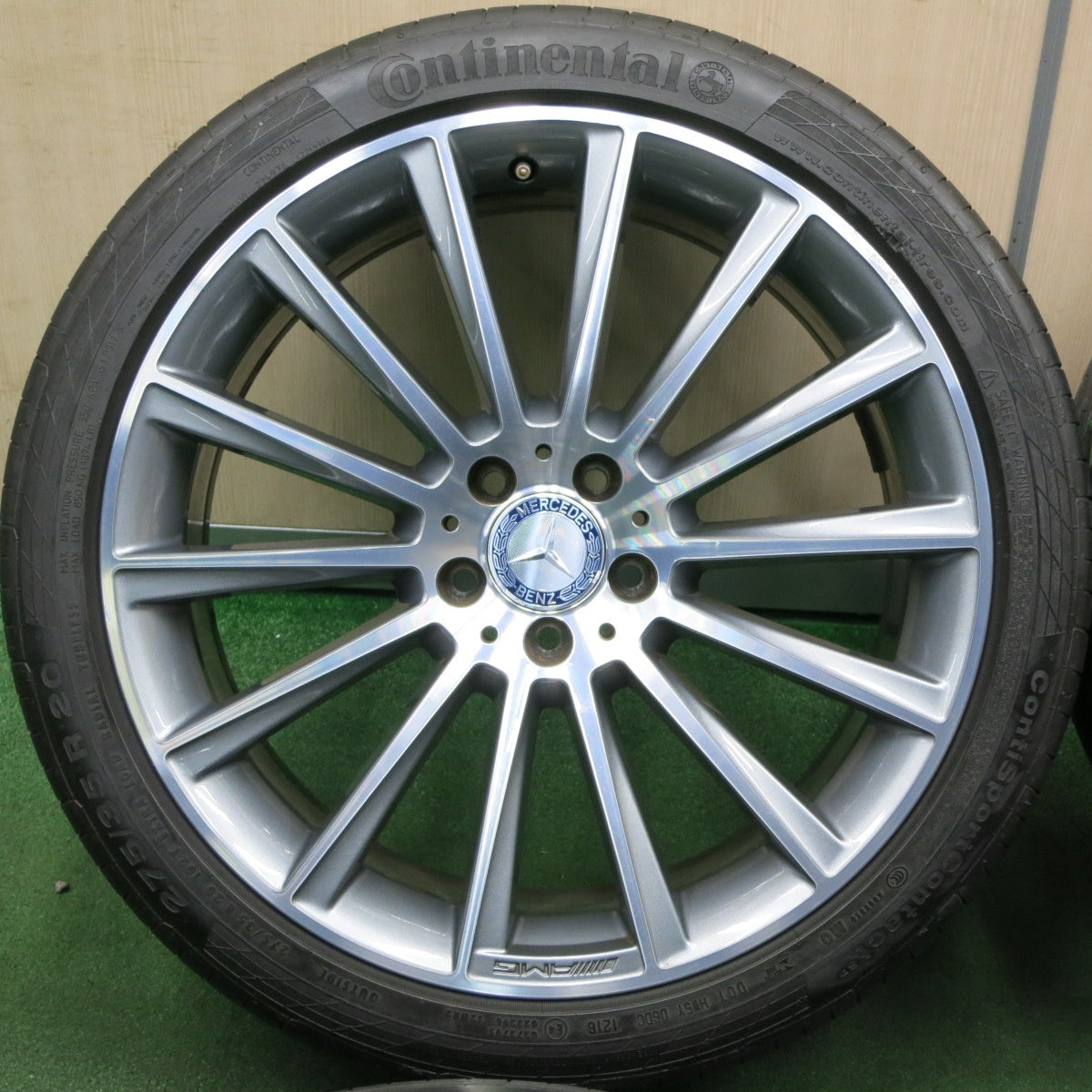 *送料無料* 4本価格★ベンツ Sクラス W222 純正 AMG 245/40R20 275/35R20 コンチネンタル コンチスポーツコンタクト5P PCD112/5H★4040906TNノ