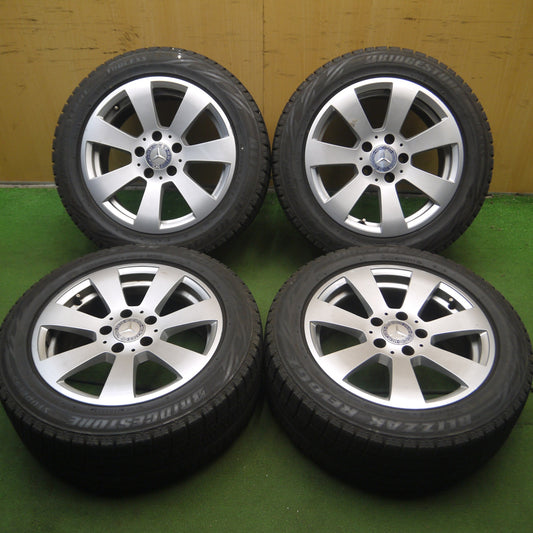 *送料無料* 4本価格★ベンツ Cクラス W204 純正 205/55R16 スタッドレス ブリヂストン ブリザック REVO GZ 16インチ PCD112/5H★4052410Hス