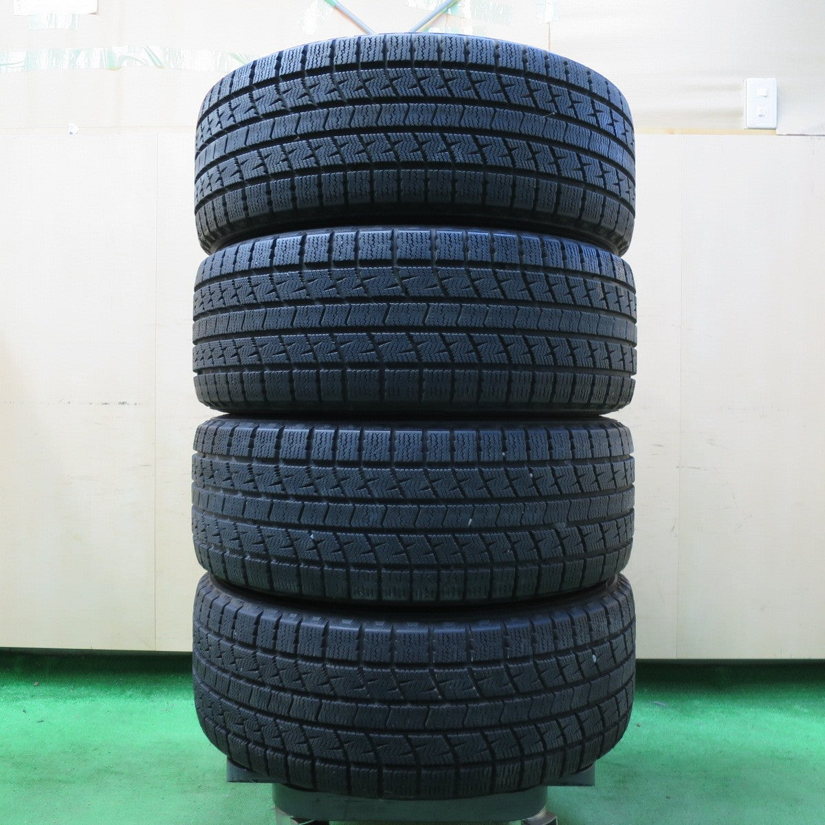 *送料無料* バリ溝！キレイ！9分★アウディ TT N8 純正 SPEEDLINE製 205/55R16 スタッドレス クムホ アイスパワー KW21 PCD100/5H★4071802イス