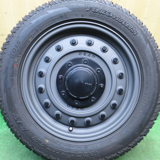 [送料無料] バリ溝！22年！キレイ！9.5分！1本★DEAN COLORADO 215/60R16 ヨコハマ ジオランダー A/T G015 ディーン コロラド 16インチ PCD112 120/5H マルチ★5031102Hノ