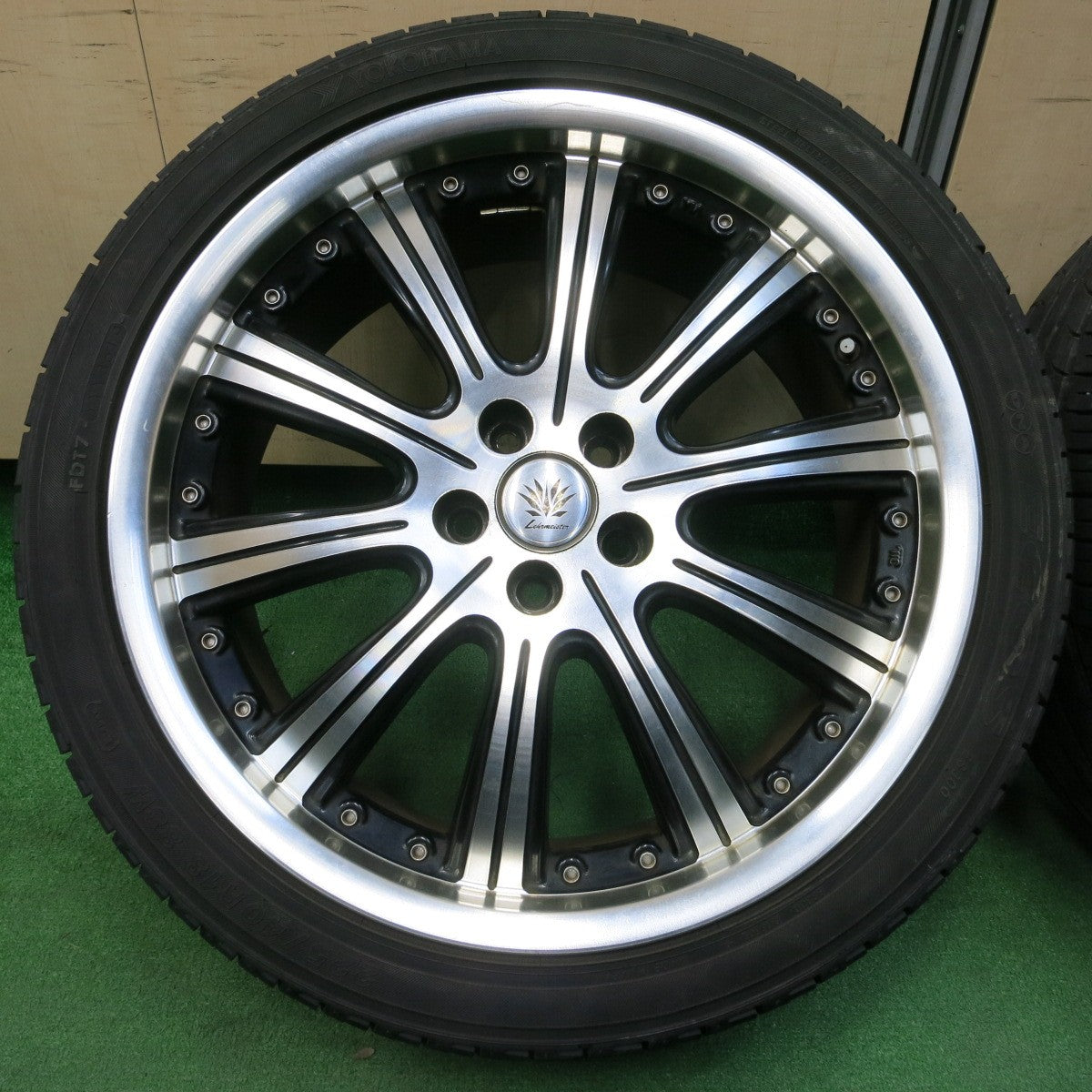 *送料無料* 4本価格★プリウス等 Lehrmeister 225/40R18 ヨコハマ DNA エコス ES300 レアマイスター 18インチ PCD100/5H★4031505イノ