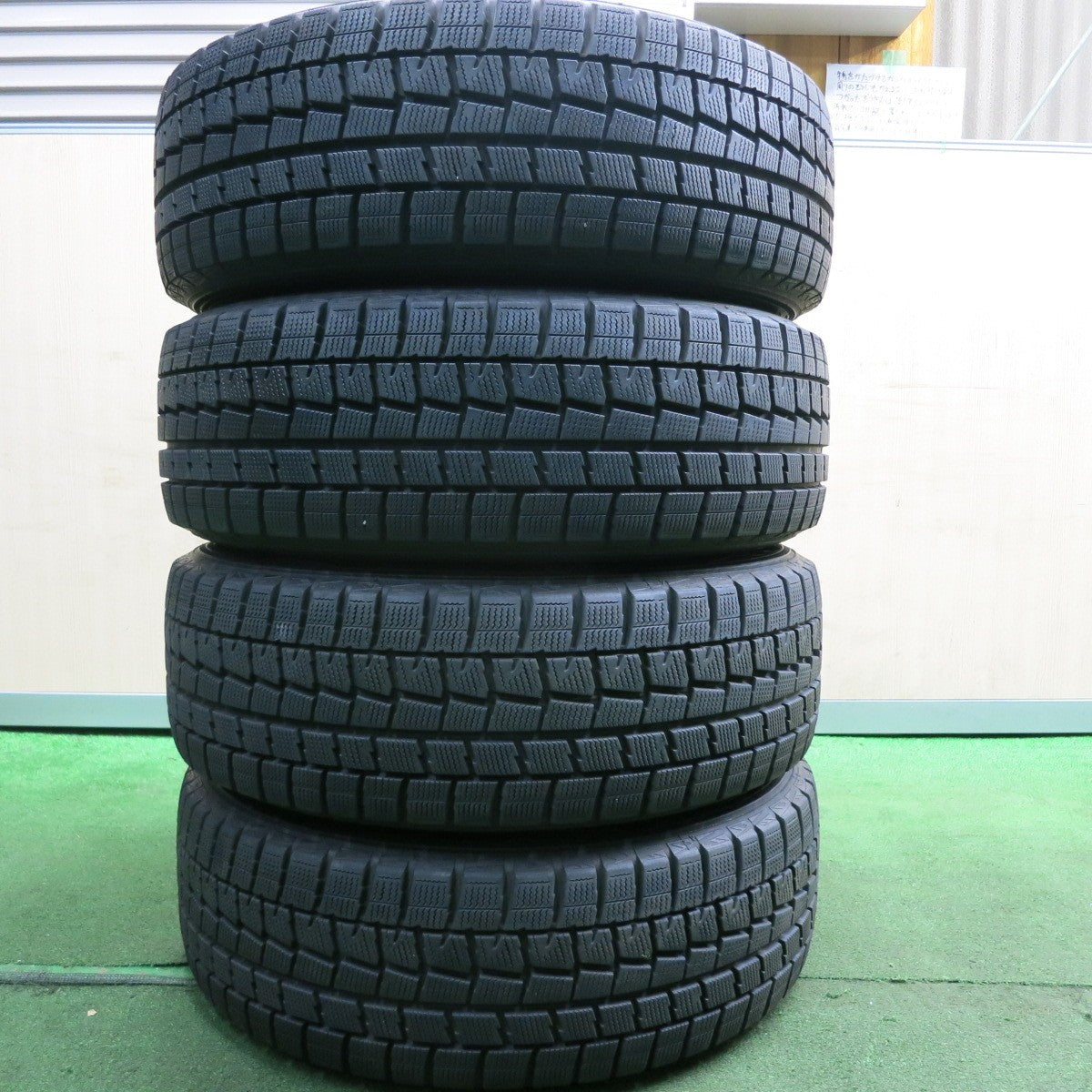 *送料無料* バリ溝！9.5分★スタッドレス 215/60R17 ダンロップ ウインターマックス WM01 SMACK ENKEI スマック エンケイ PCD114.3/5H★4042004HAス