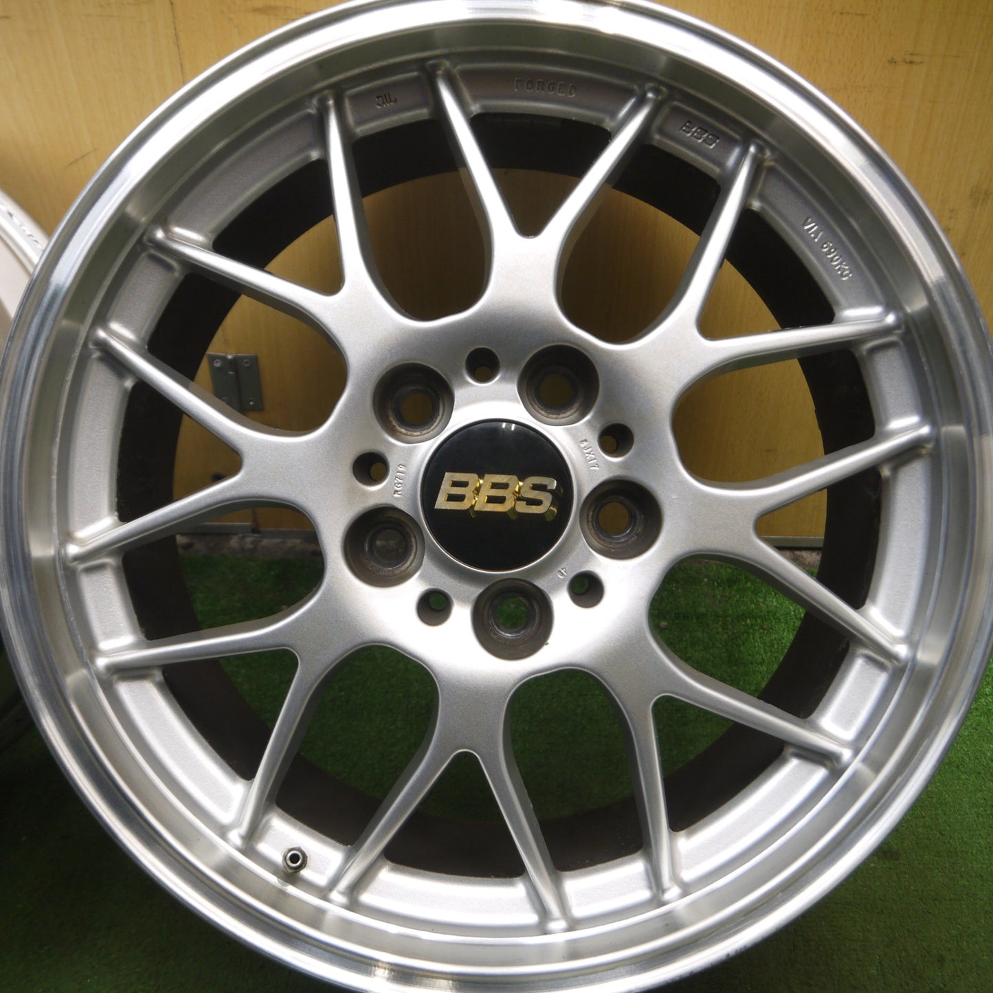 *送料無料* キレイ★BMW 等 BBS RG719 ホイール 17インチ 17×8J PCD120/5H★4061207Hホ