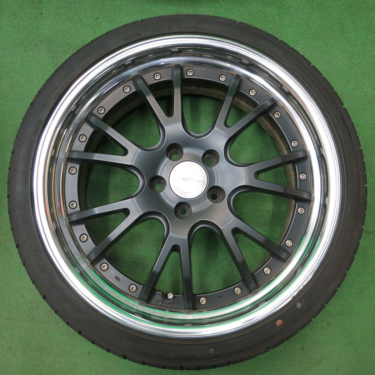 *送料無料* バリ溝！9分★WORK GNOSIS GS4 245/35R20 グッドイヤー イーグル LS EXE ワーク グノーシス PCD114.3/5H★4052504ナノ