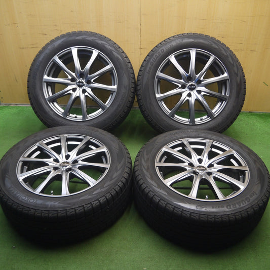 *送料無料* バリ溝！キレイ！8.5分★スタッドレス 235/60R18 ヨコハマ アイスガード G075 EuroSpeed MANARAY SPORT PCD114.3/5H★4032702Hス