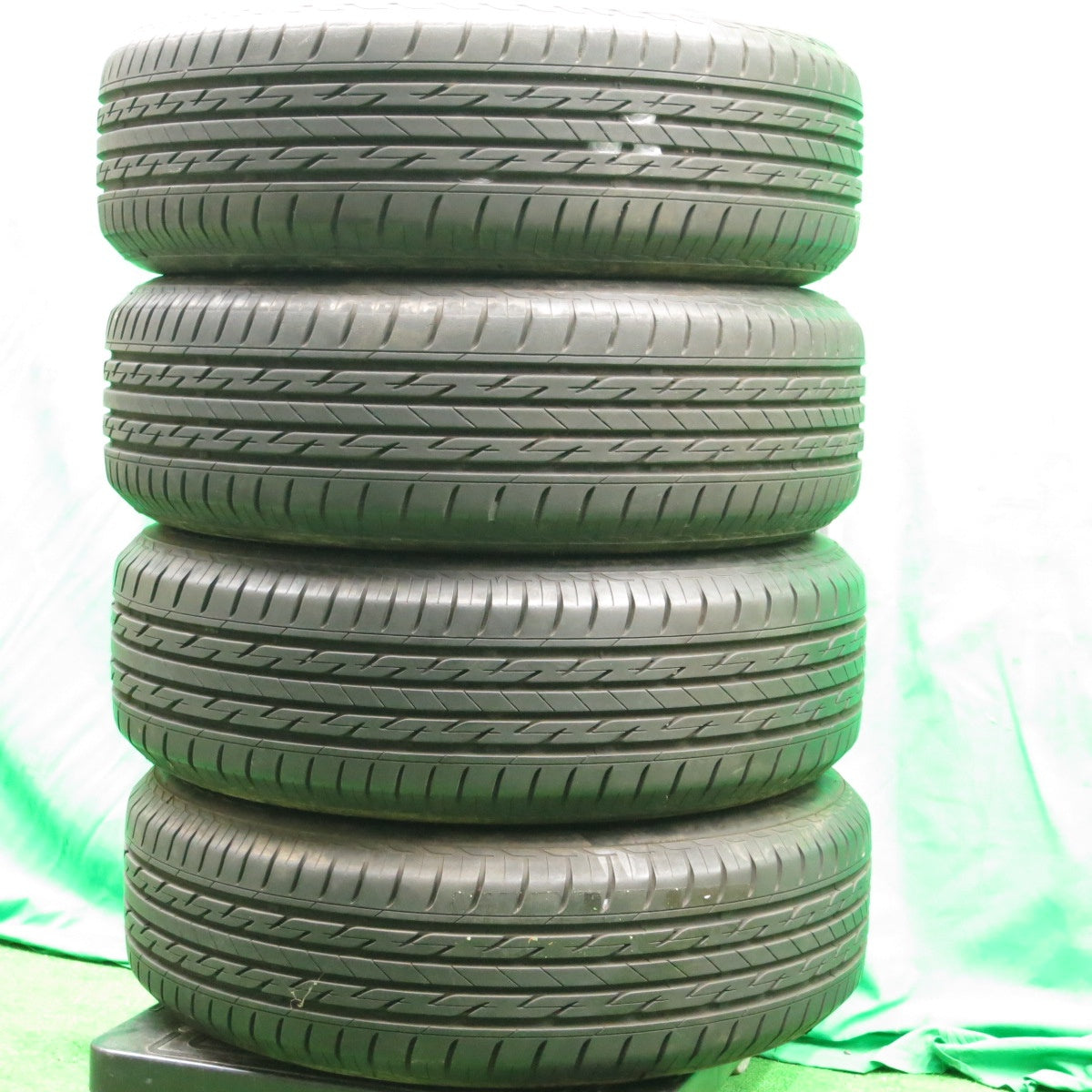 *送料無料* バリ溝！9.5分★トヨタ bB 純正 185/65R15 ブリヂストン ネクストリー エコピア 15インチ PCD100/4H★4042406ナノ