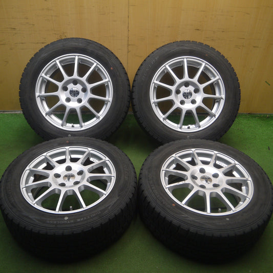 *送料無料* 4本価格★ベンツ等 TECMAG 205/60R16 スタッドレス ダンロップ ウインターマックス WM01 16インチ PCD112/5H★4052709Hス