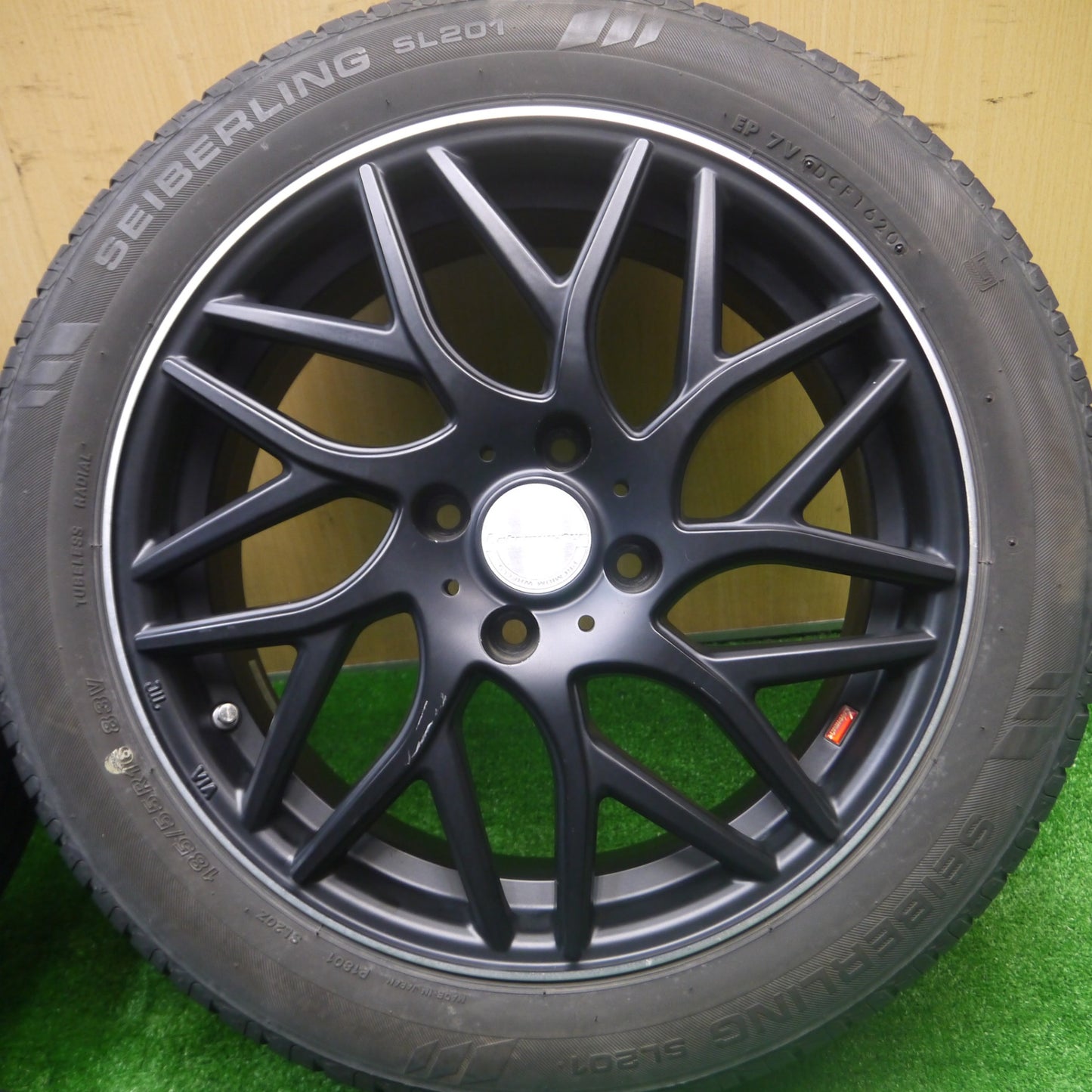 *送料無料* 4本価格！20年★Lehrmeister レアマイスター 185/55R16 セイバーリング SL201 16インチ PCD100/4H★4082107Hノ