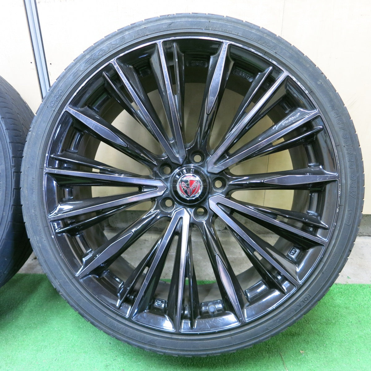 *送料無料* 4本価格★RAYS VERSUS STRATAGIA VOUGE 245/35R20 ヨコハマ DNA エコス ES300 レイズ PCD114.3/5H★4062401ナノ