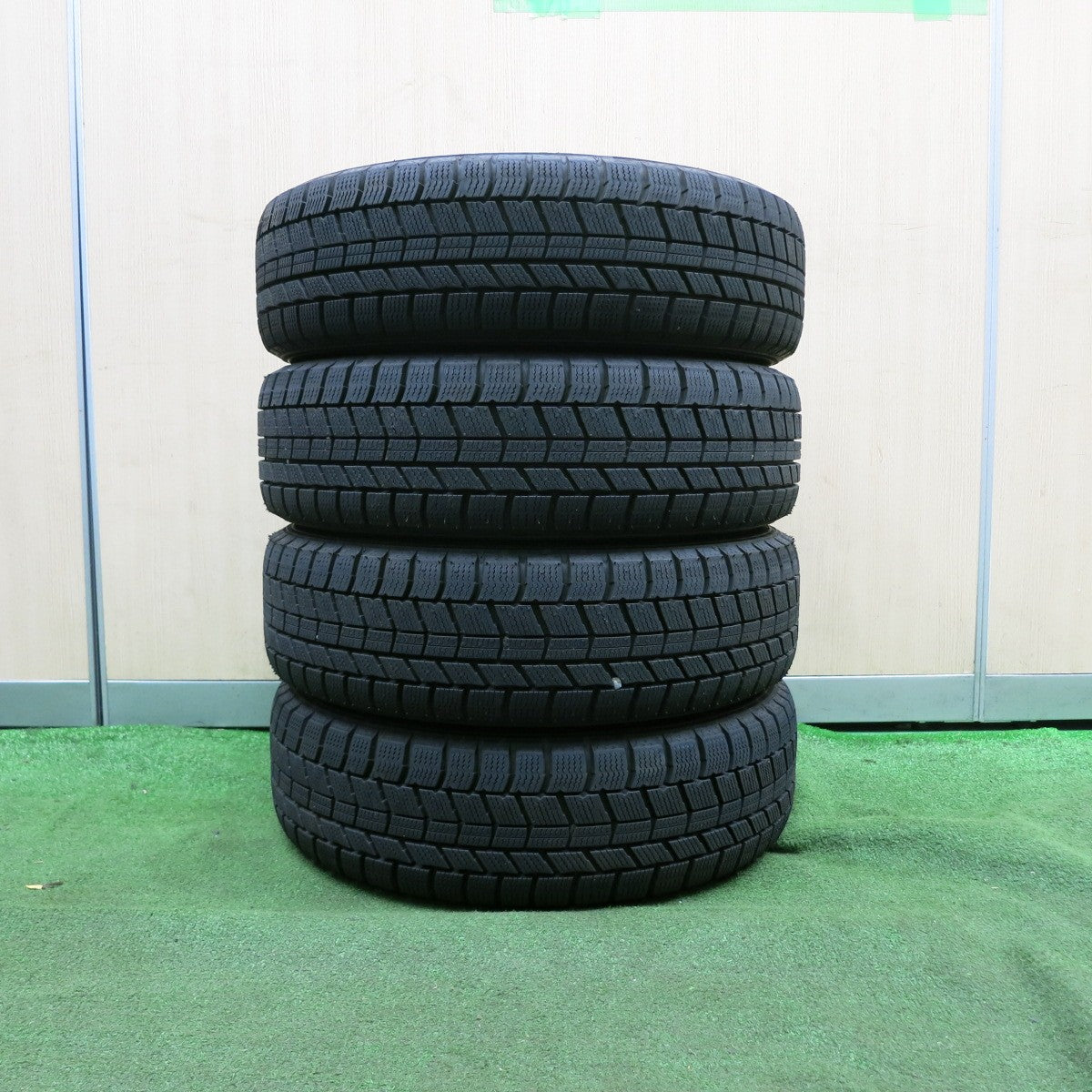 *送料無料* 超バリ溝！23年！ほぼ10分★スタッドレス 155/65R14 オートバックス ノーストレック N5 Exceeder エクシーダー  14インチ PCD100/4H★4061902NJス