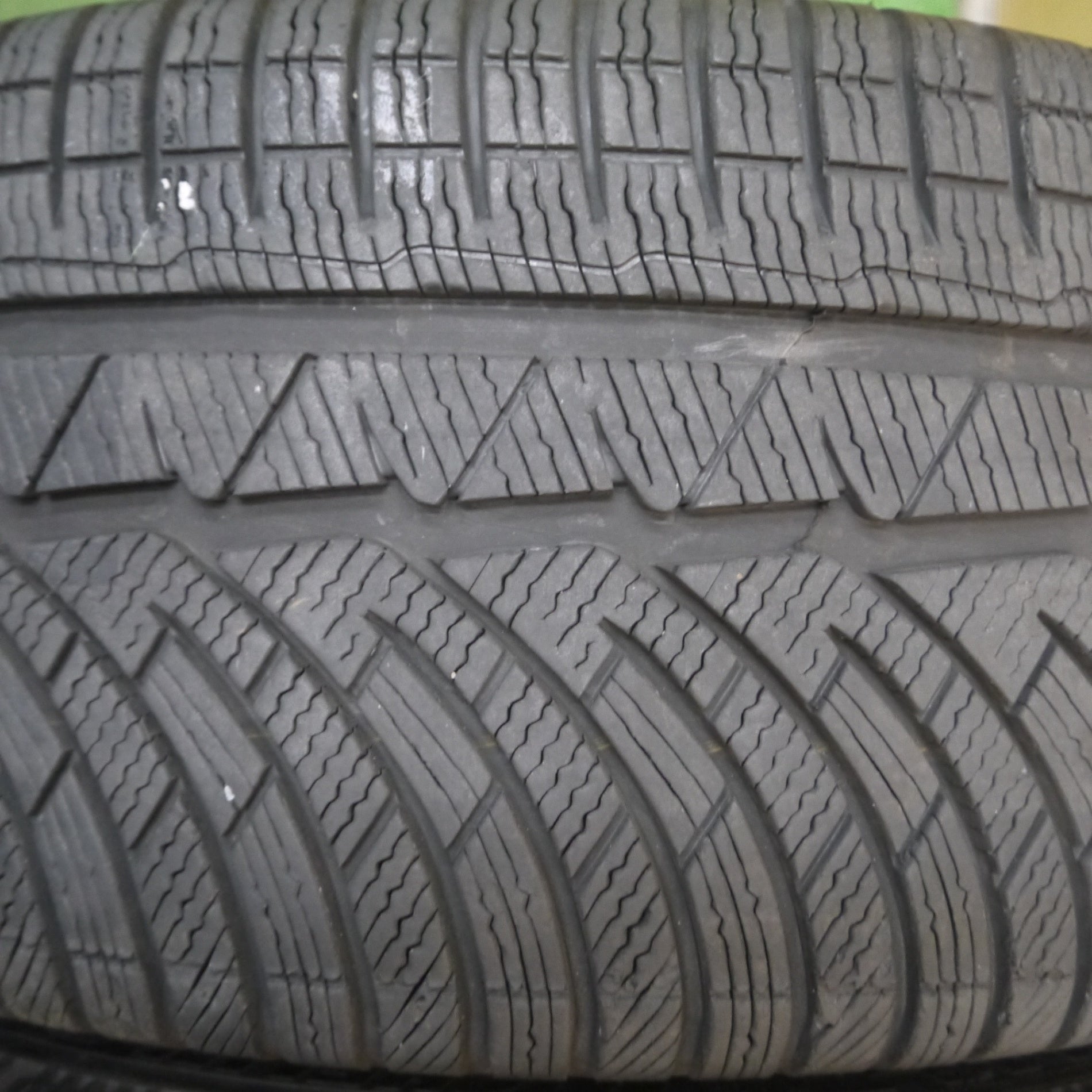 *送料無料* バリ溝！キレイ！8.5分★ベンツ等 MAK STERNA 255/35R19 285/30R19 スタッドレス ミシュラン パイロット  アルペン 19インチ PCD112/5H★4032508Hス