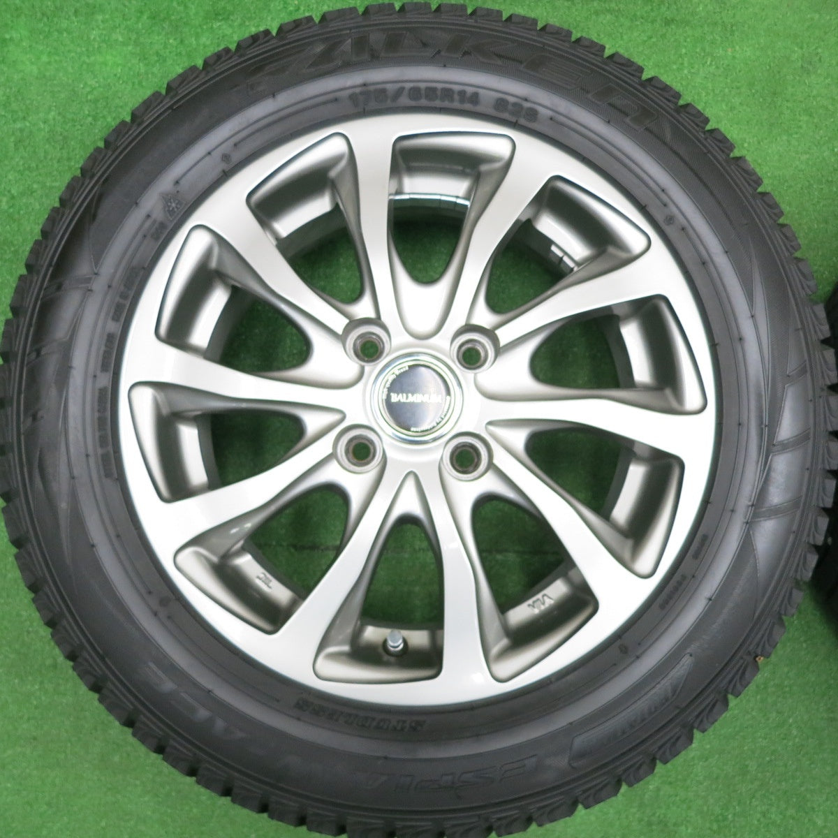 [送料無料] 超バリ溝！ほぼ10分★スタッドレス 175/65R14 ファルケン エスピア W-ACE BALMINUM バルミナ 14インチ PCD100/4H★4112801HAス