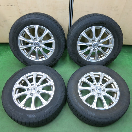 [送料無料] バリ溝！22年！9.5分★スタッドレス 215/65R16 トーヨー ウインタートランパス TX JOKER ジョーカー 16インチ PCD114.3/5H★4120606SYス