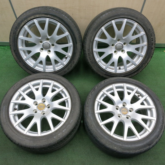 *送料無料* バリ溝！9.5分★アウディ TT 純正 245/45R17 コルサ 2233 ブリヂストン プレイズ PX 17インチ PCD112/5H★4042701HAノ