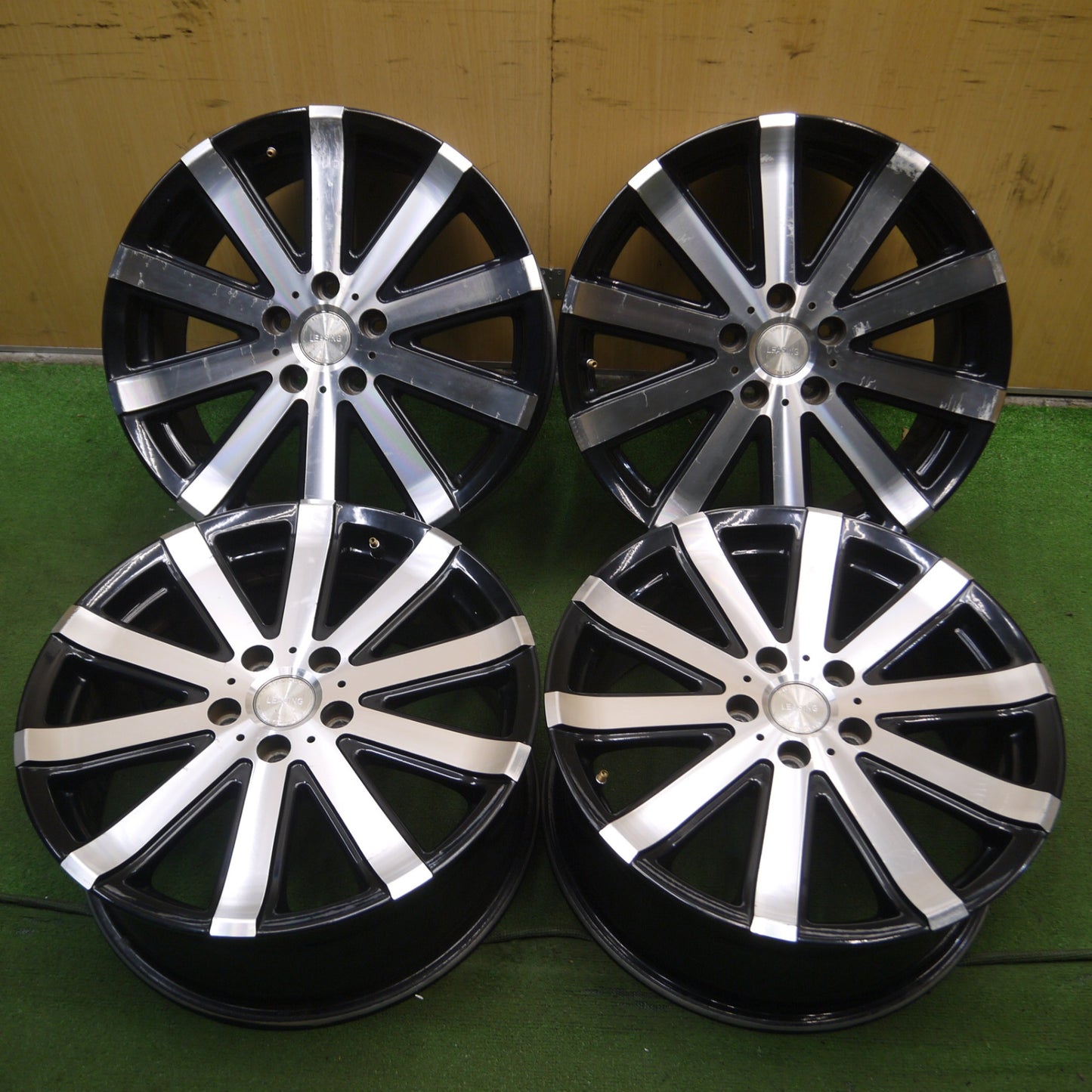 *送料無料* 4本価格★LEASING A.C.S ホイール 18インチ レアシング ACS 18×7.5J PCD114.3/5H★4051407Hホ